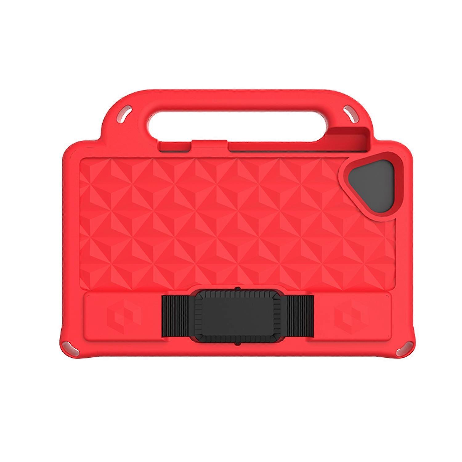 For Huawei MediaPad M5 lite 8.0 inch Diamond Series EVA Portable Flat Anti Falling Sleeve Protective Shell With Bracket / Strap