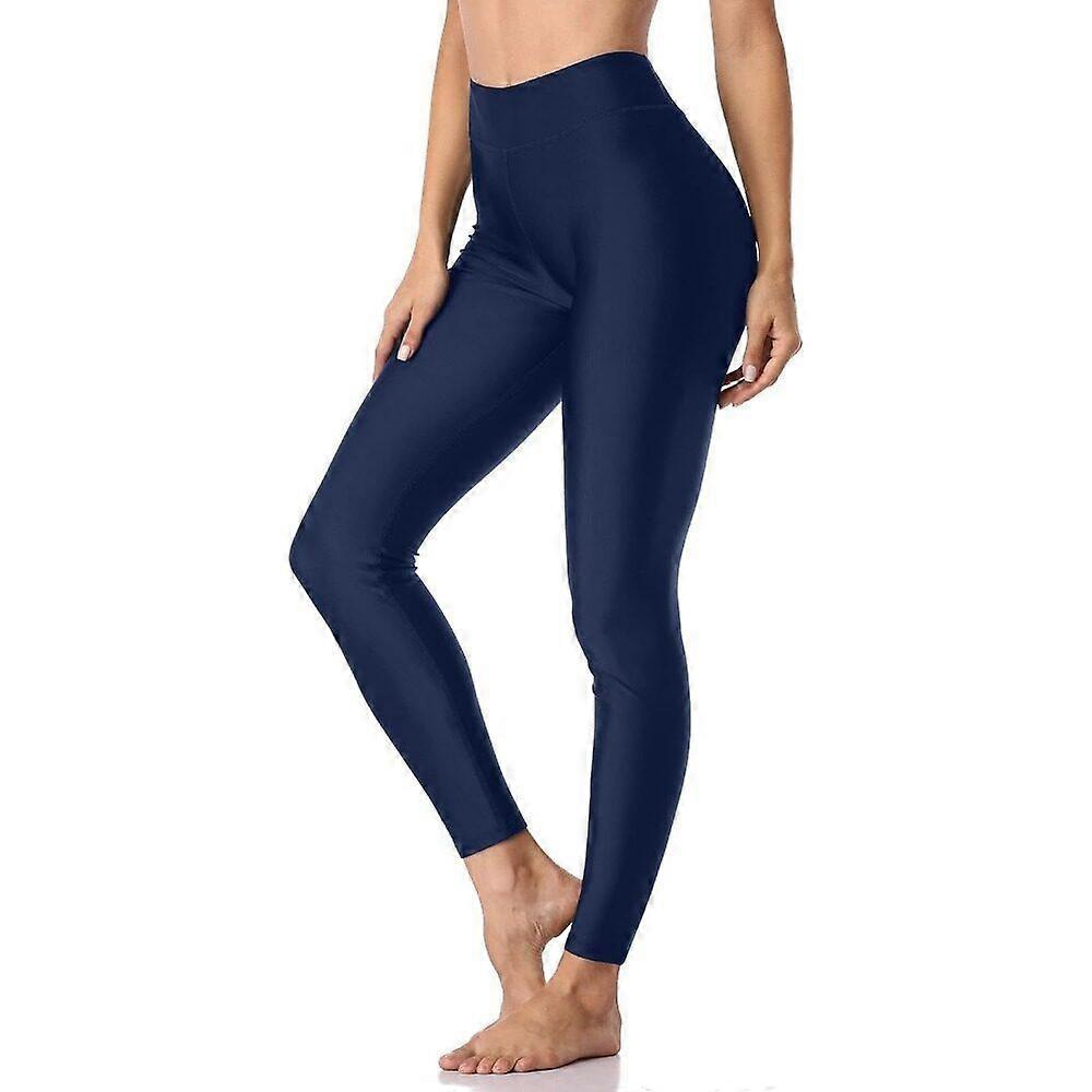 Charmleaks Plus Size Women's Swimming Trunks High-waisted Swimming Briefs Swimming Tights Swimming Tights