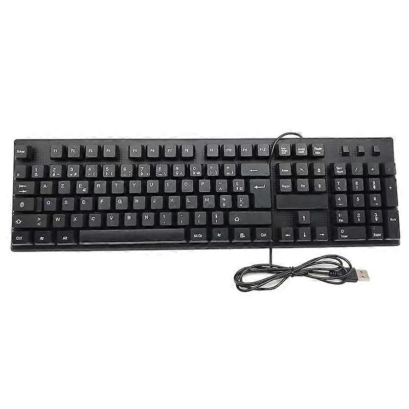 108 Keys Computer USB Wired Keyboard, Cable Length: 1.5m