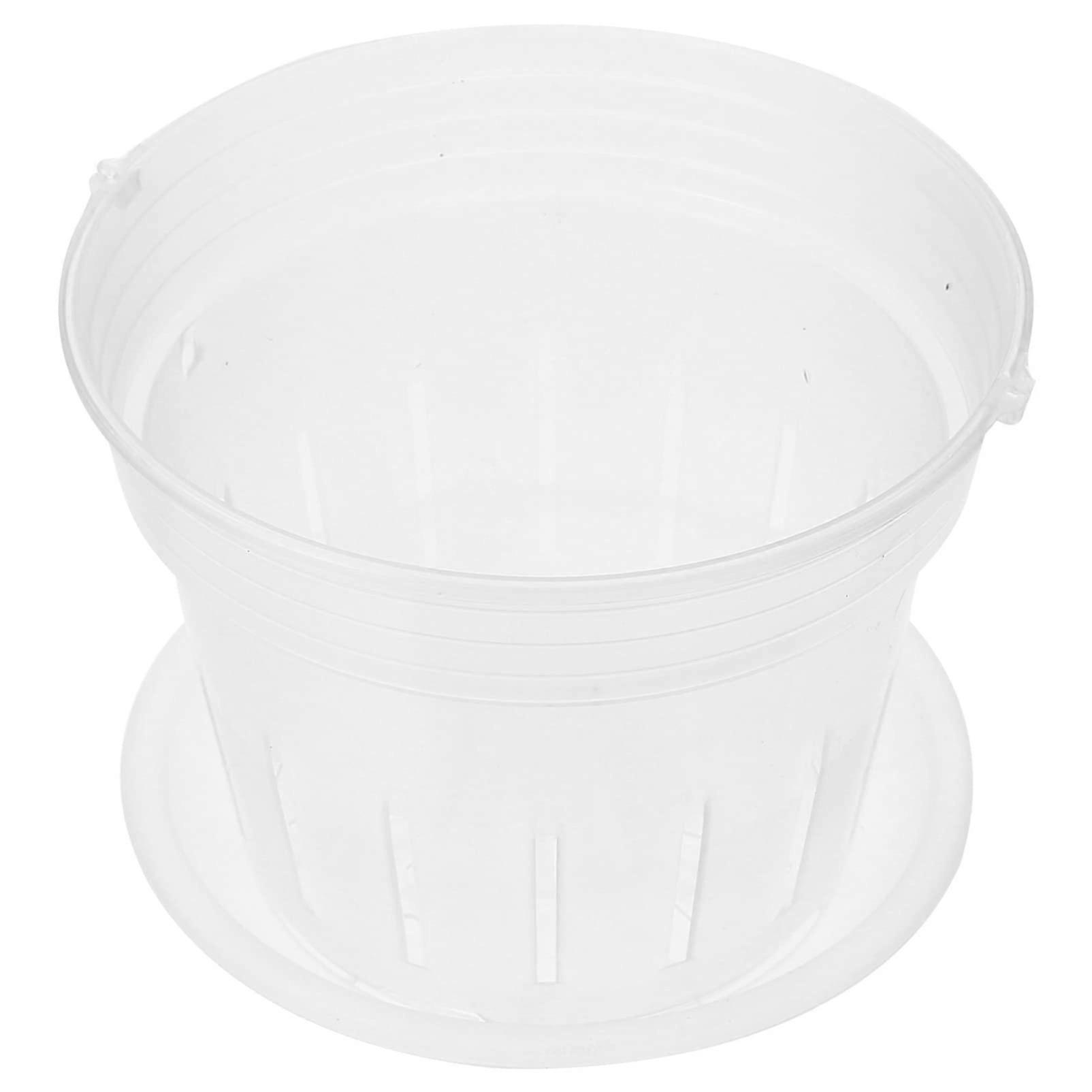 Breathable Clear Flower Pots Set For Indoor Outdoor Use, Transparent Plant Pots, Multiple Size Options