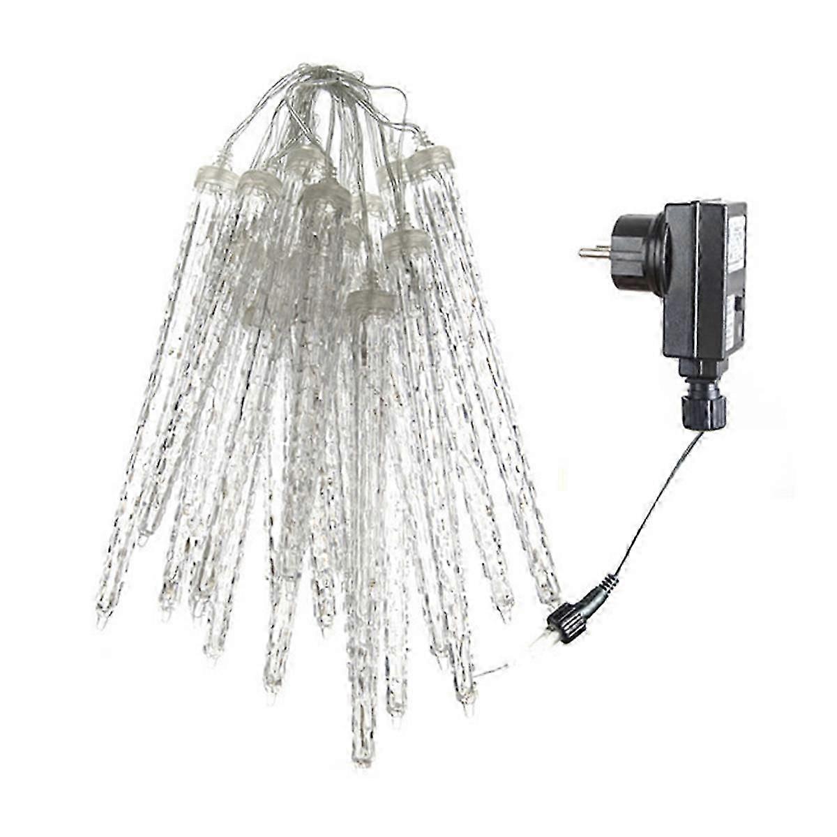 屋外クリスマスつららライト、軒先用クリスタル装飾