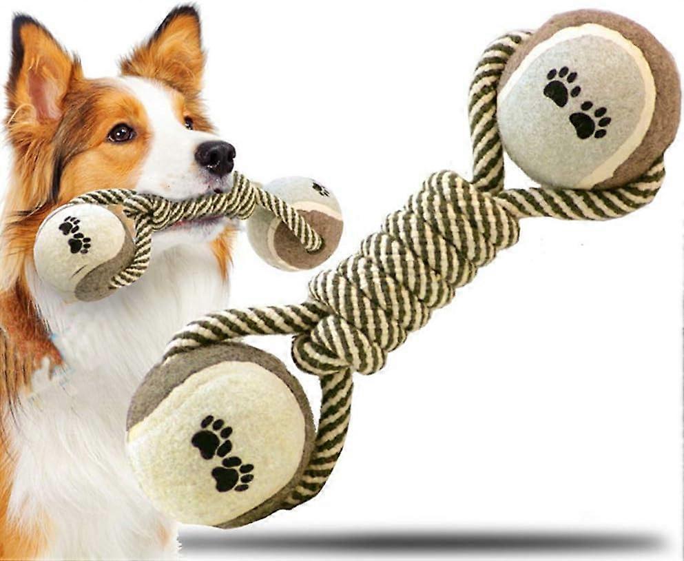 Durable Cotton Rope Chew Toy, Interactive for Small/Medium Dogs