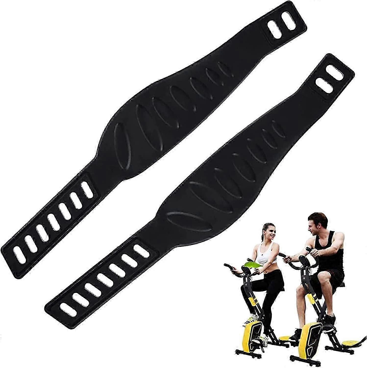 2 Adet Bisiklet Pedalı Kayışı, Düz Bisiklet Pedalı Kayışı, Genişletilmiş, Çocuk Bisiklet Pedalı Kayışı, Kalınlaştırılmış, Pedal Kayışları, Ayarlanabilir, Egzersiz Bisikleti için, Çocuk