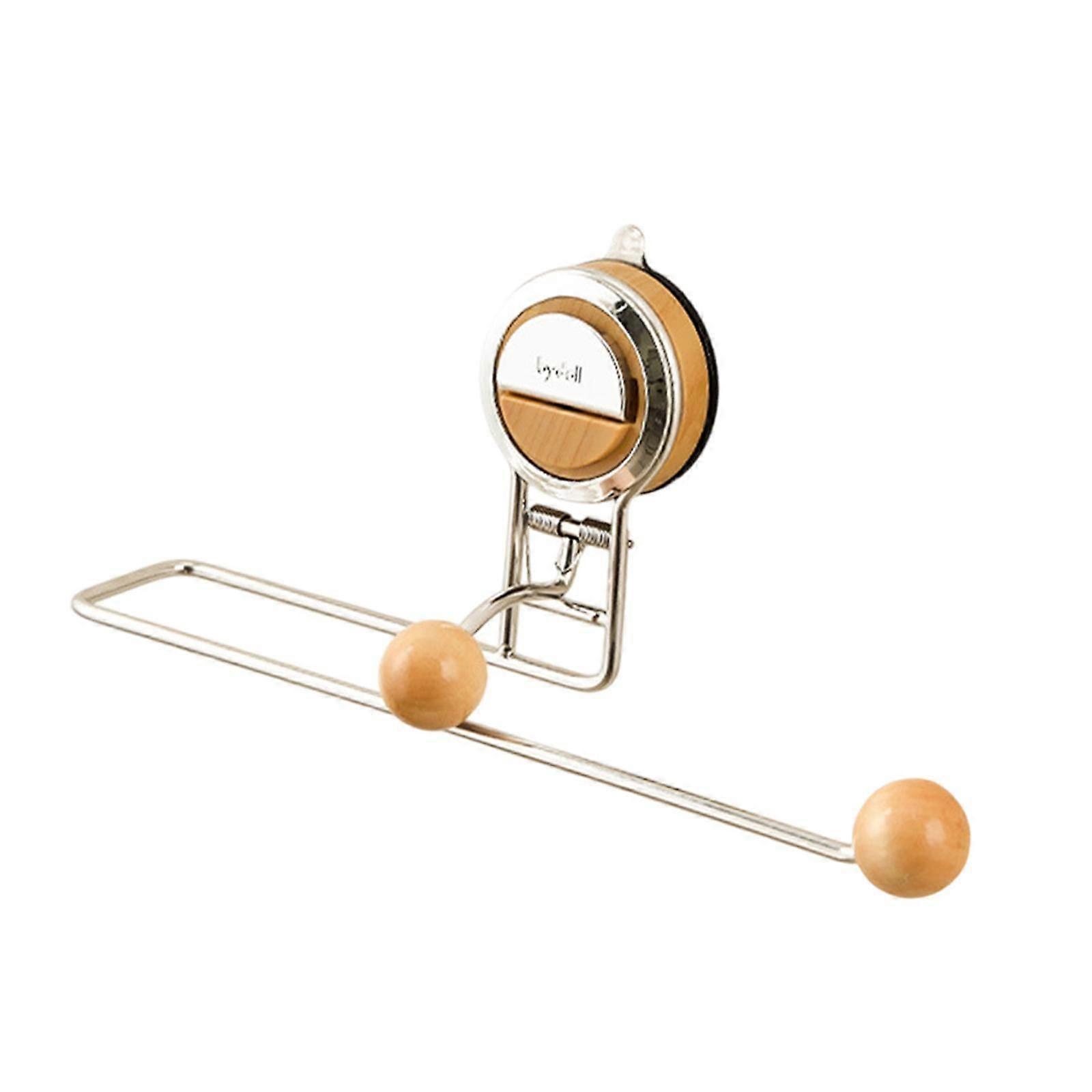 Paper Towel Holder Metal Paper Towel Roll Holder for Workbench Workbench Walnut