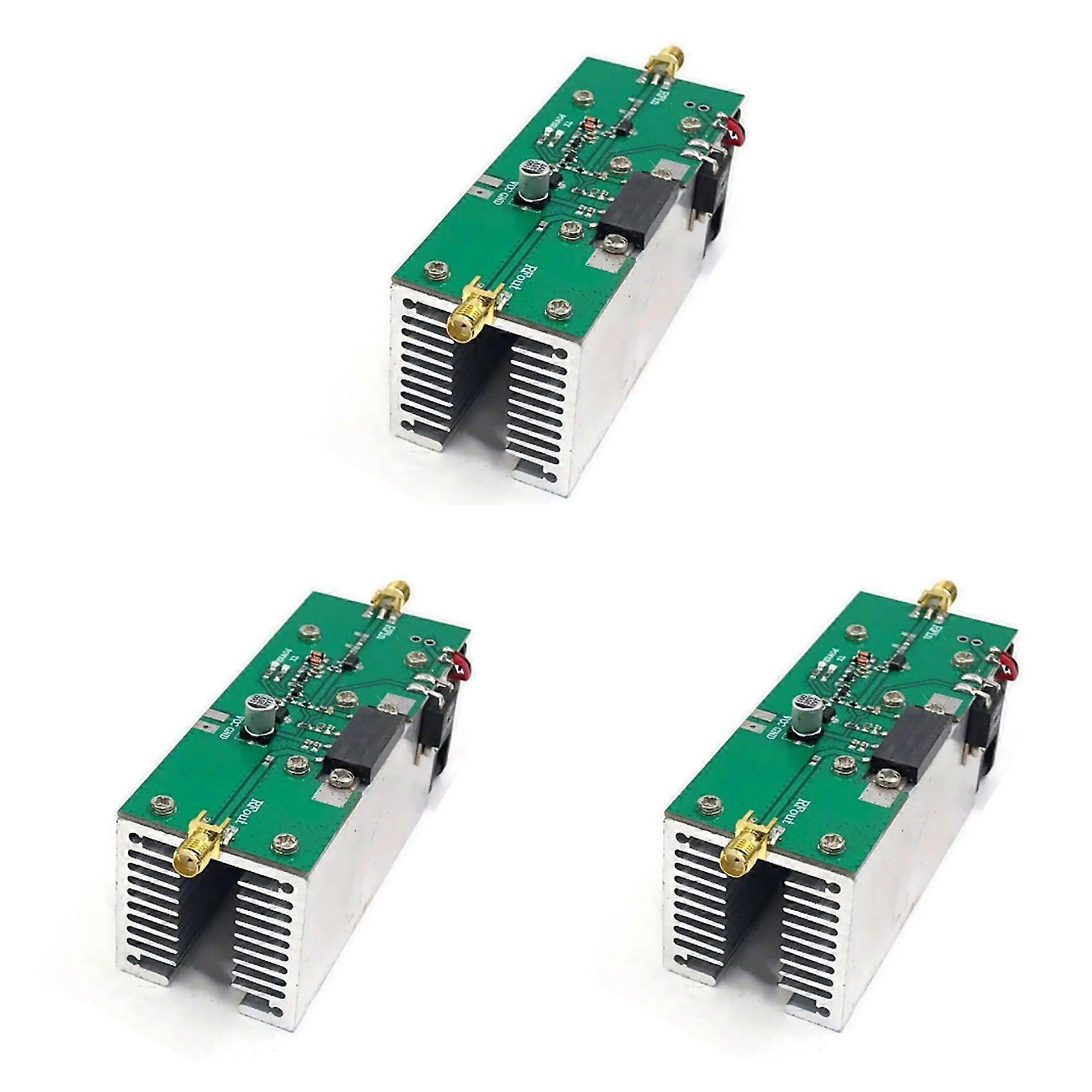 3X NEW Upgrade 13W RF Power Amplifier 433MHz (335-480MHz) Radio Frequency Power Amplifier with Heat