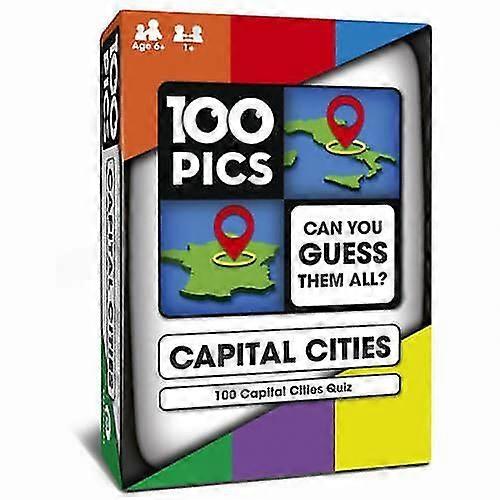 100 PICS Quiz Card Game (Capital Cities)