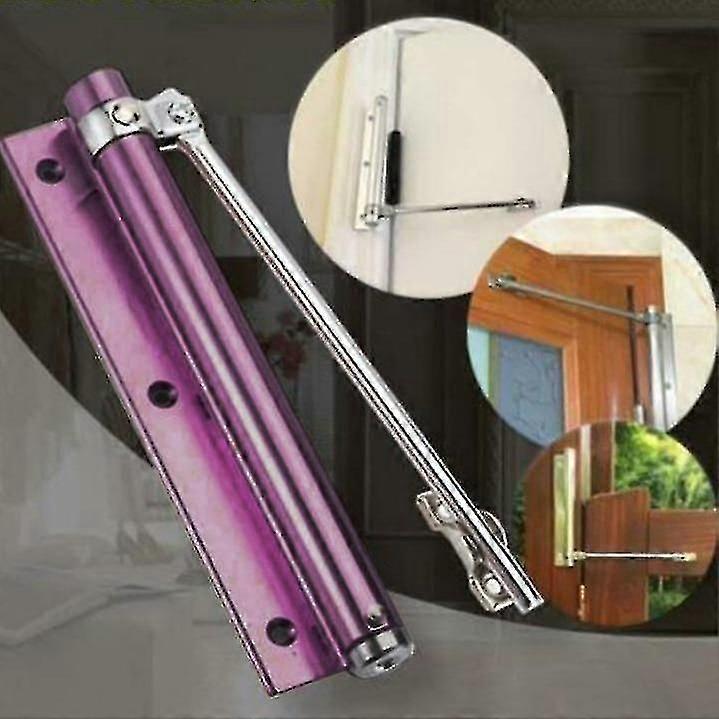 Single Spring Strength Adjustable Stainless Steel Automatic Door Closer