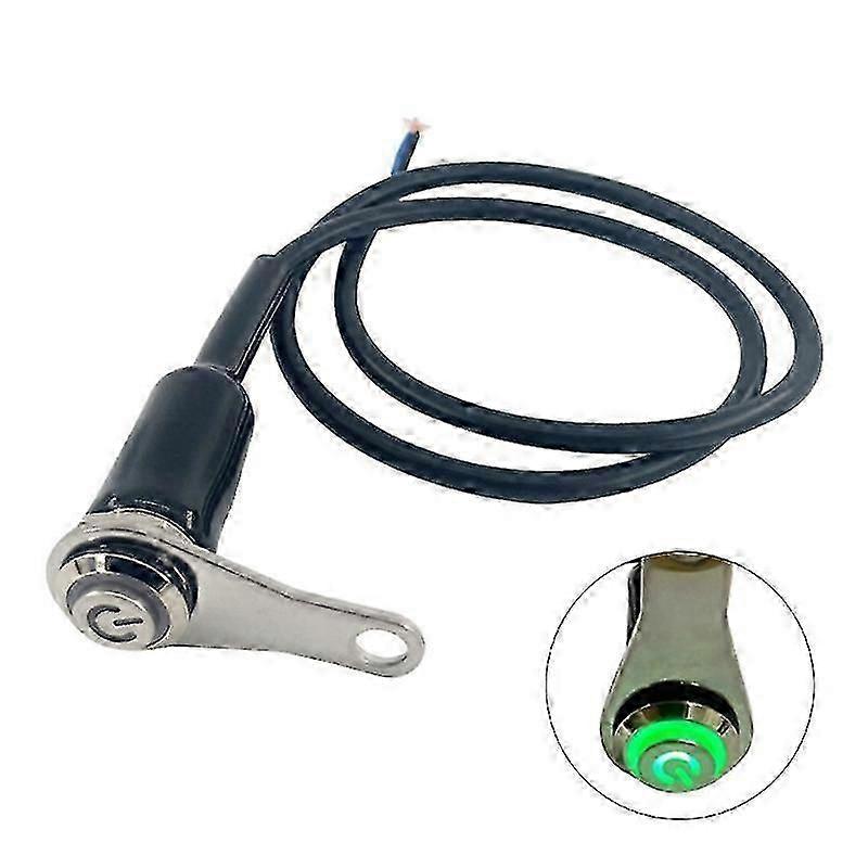 12v Led Waterproof Motorcycle Handlebar Switch Reset Manual Return Button Switch