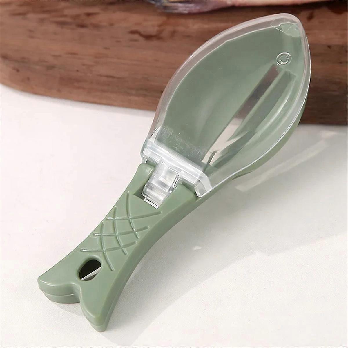 Fish Scale Grater Fish Scaler Fish Cleaning Tool Scaler Green