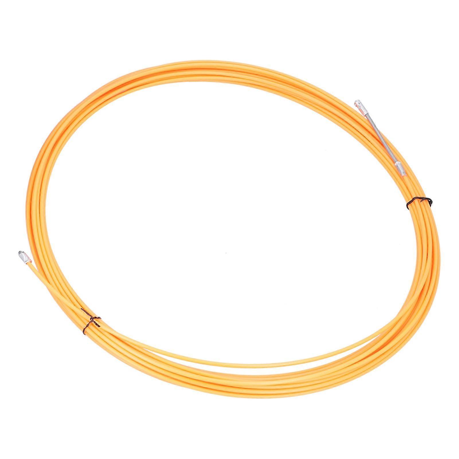 Wire Threader Fish Tape Puller Through Wall 25m/82ft Orange for Attic Crawl Space Underground Floor