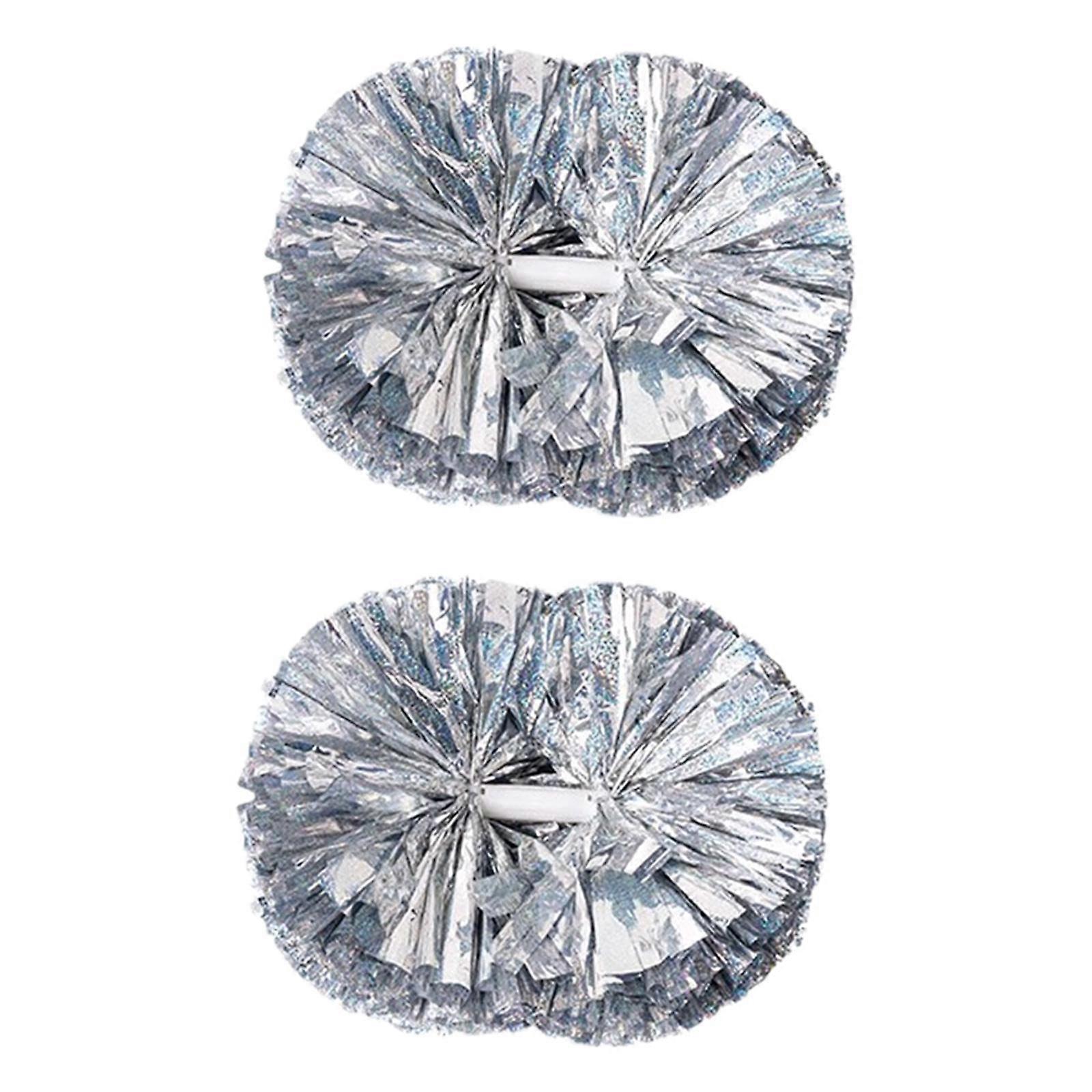 2個チアリーディングポンポン子供大人のための応援団ポンポン