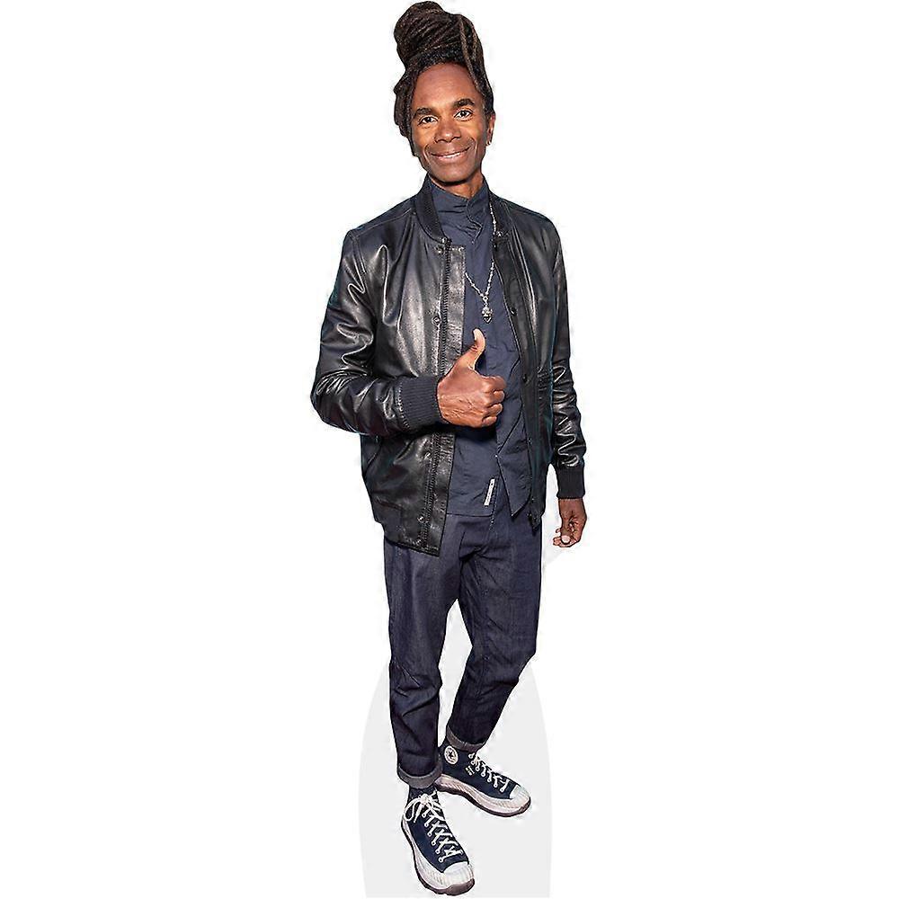 Fabrice Morvan (Thumbs Up) Cardboard Cutout (lifesize OR mini size). Standee. Stand Up.