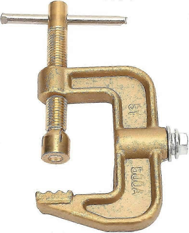 Sveising Jordklemme, 500a Messing Materiale Klassisk G Form Jordsveising Jordklemme For Sveisemaskin, C Jordklemme