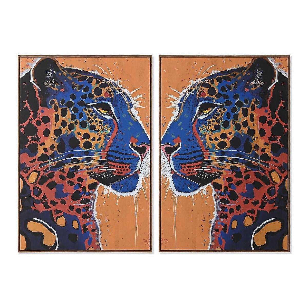 Canvas Home ESPRIT polystyrene Canvas 80 x 4.5 x 120 cm