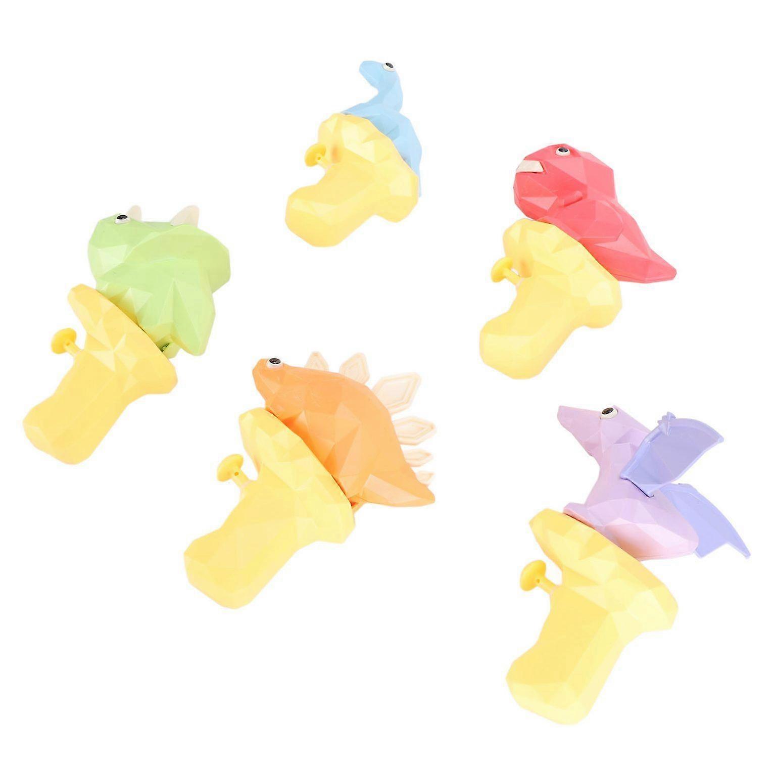 5 Pcs Small Dinosaur Water Fighting Play Toys