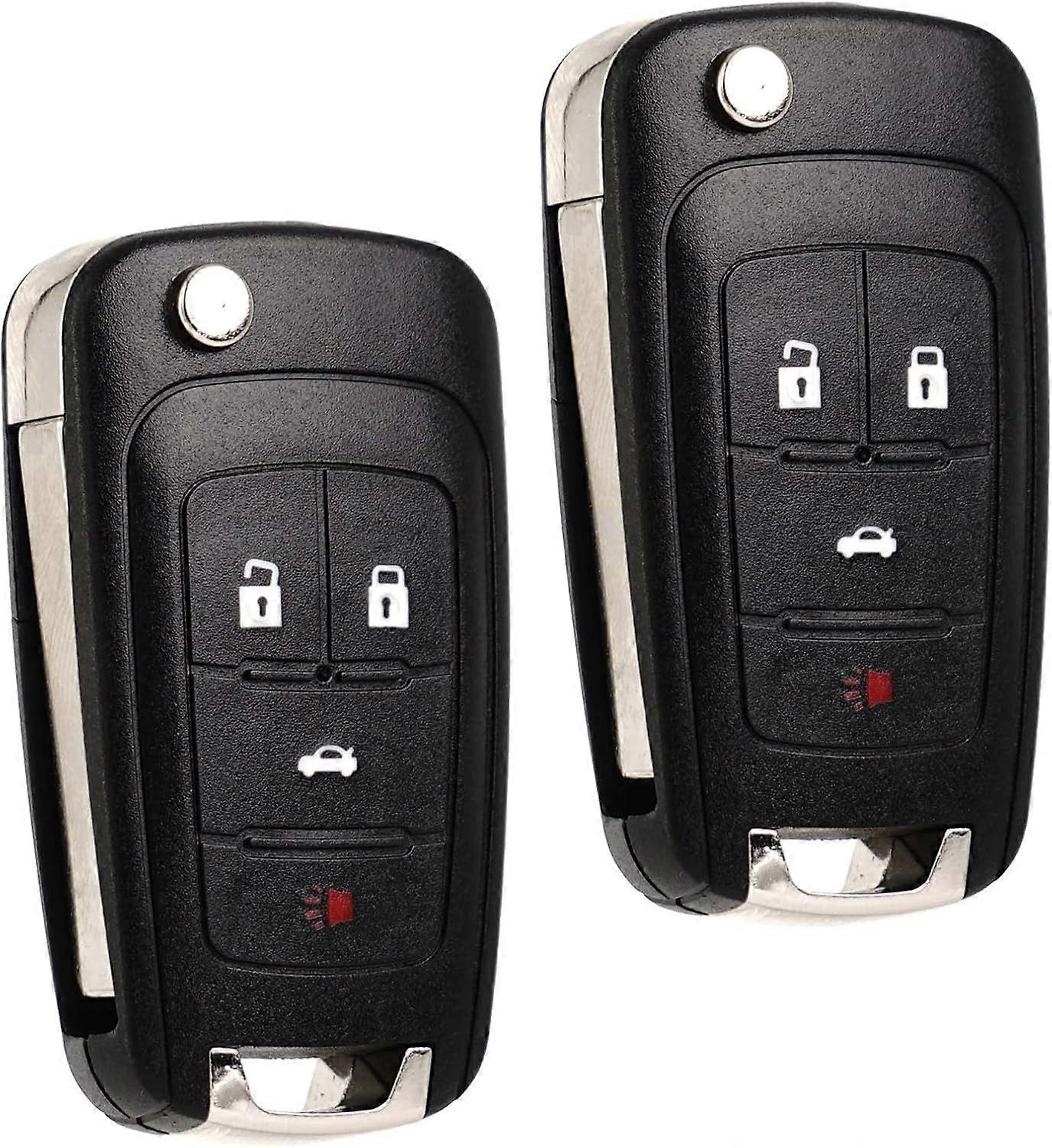 Flip Key Fob Replacement Fits for Chevy Cruze Equinox Camaro Impala 2010 2011