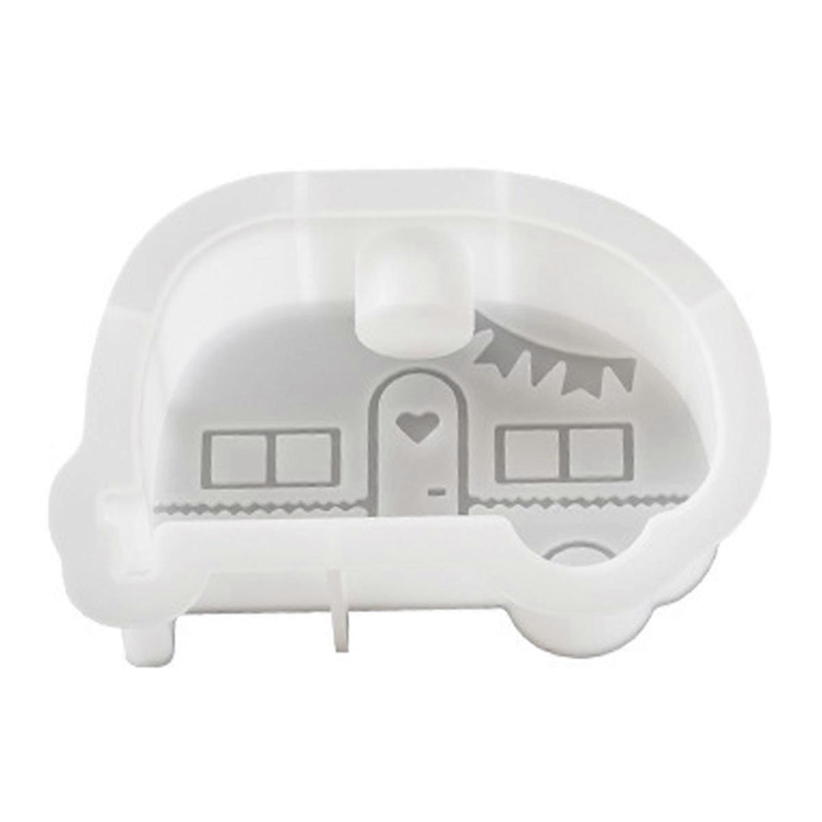 2PCS DIY Car Shape Candle Holder Resin Mold