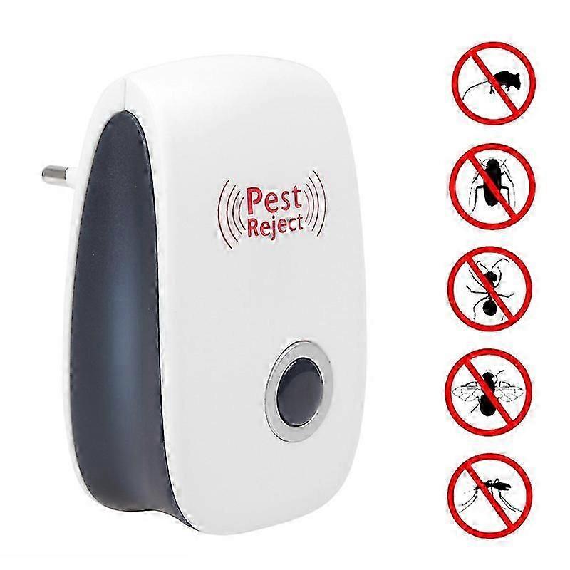 Electronic Pest Reject Control Ultrasonic Repeller Home Bug Rat Spider Roaches