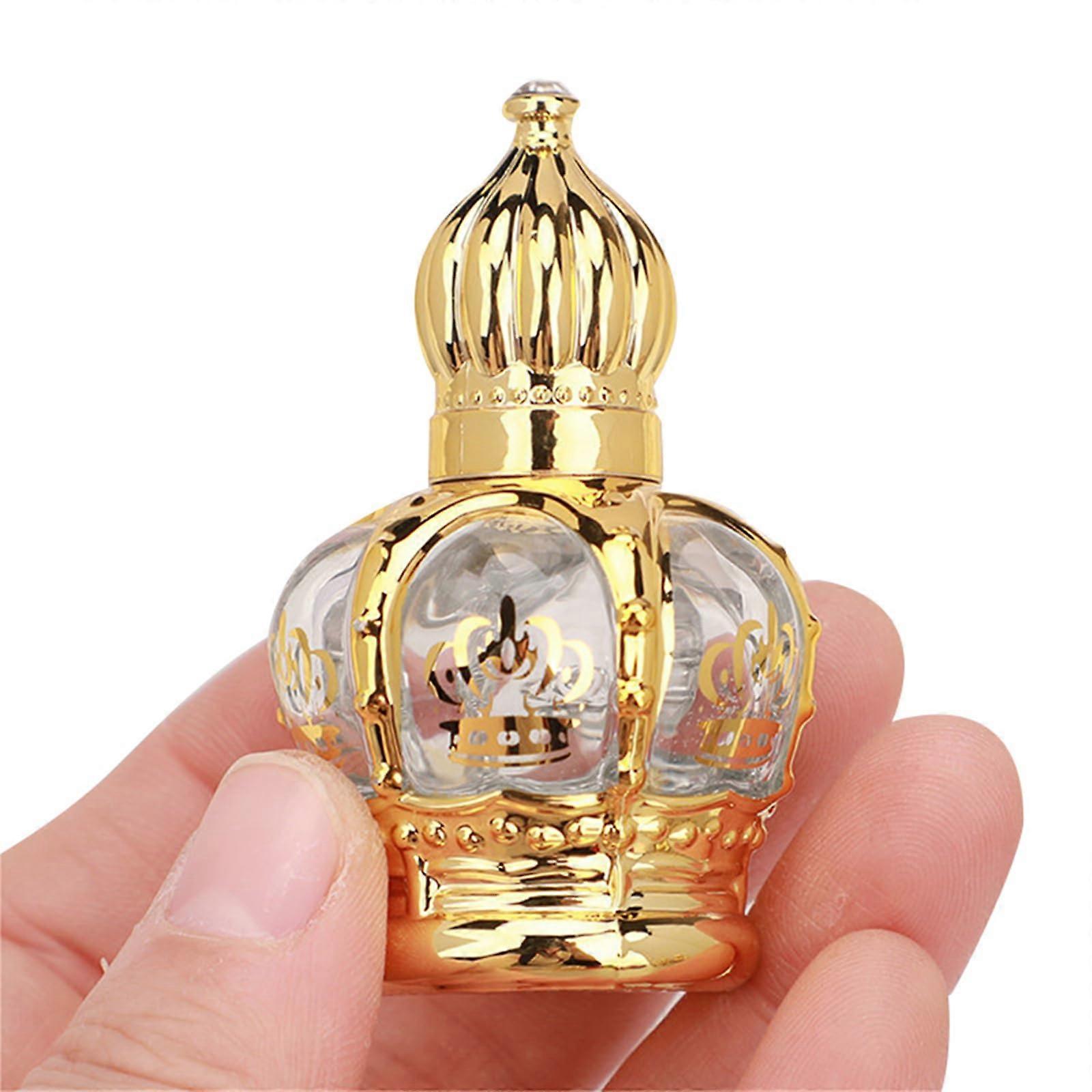 15ml Vintage Perfume Roller Bottle Empty Refillable Roll-On Travel Size For Weddings Decor Gift