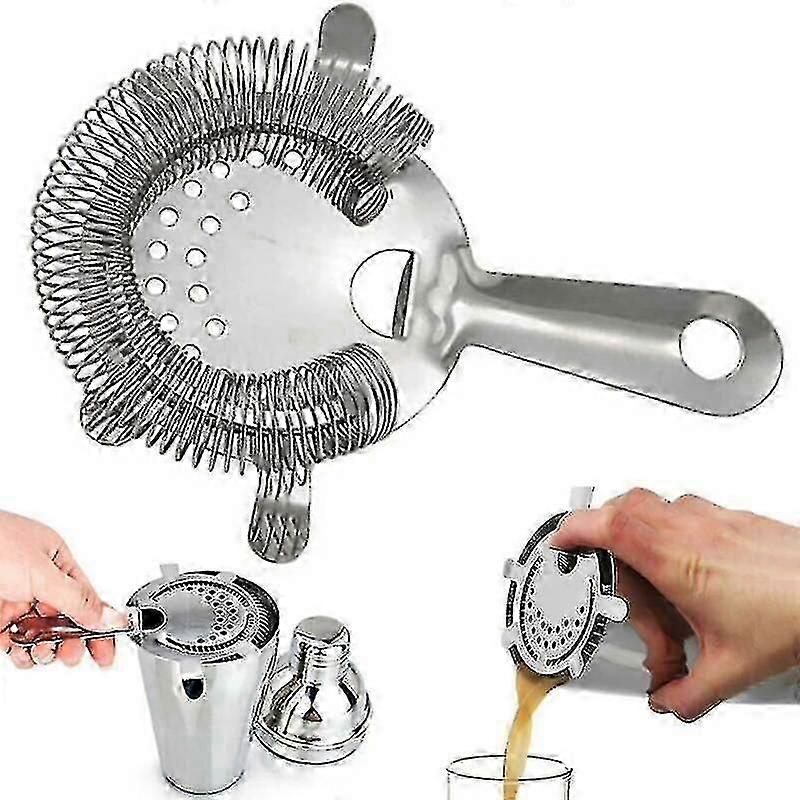 Food Graters Zesters Stainless Steel Strainer Ice Filter Tool Bar Wine Coffee Mixology Kit Bartender