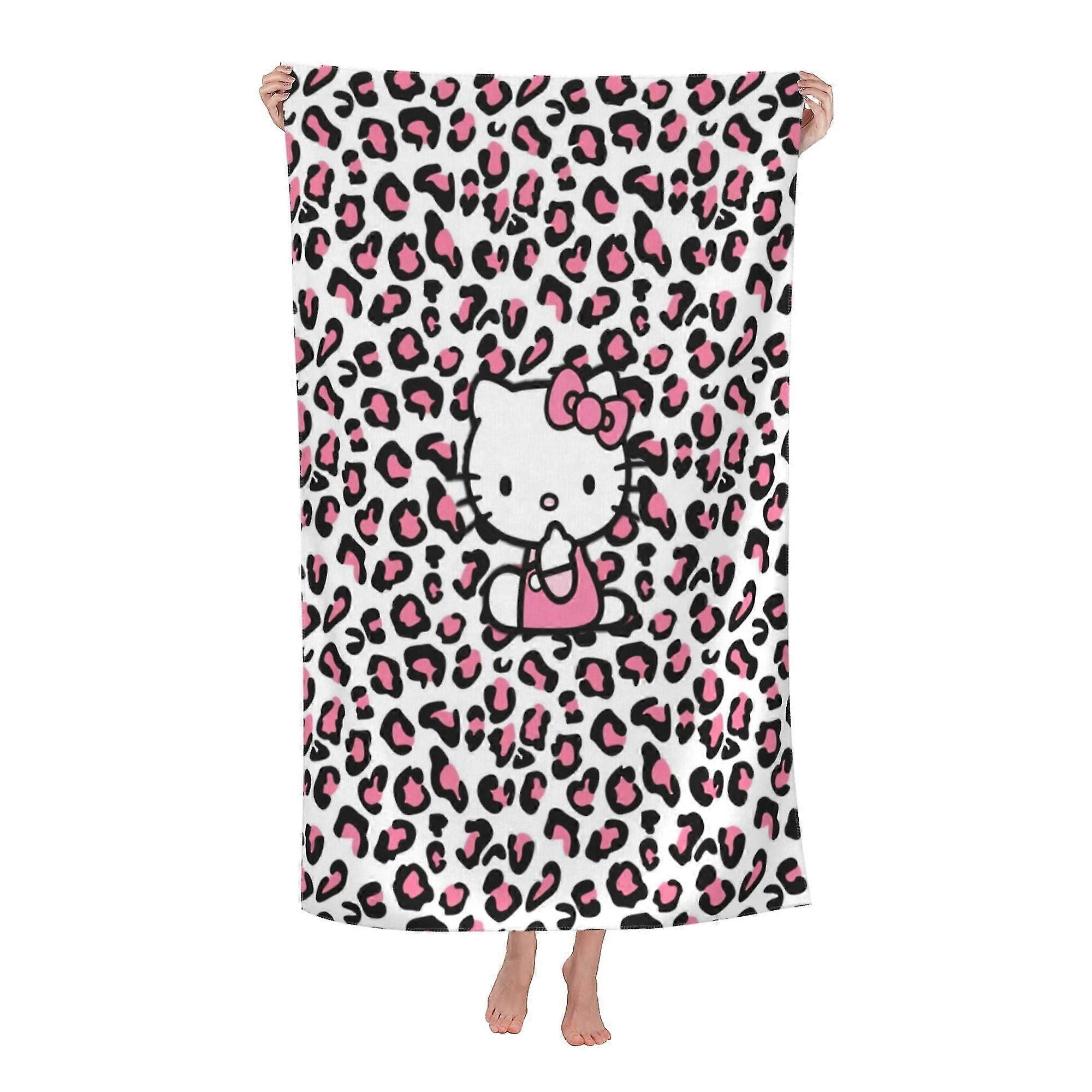 Hello Kitty Beach Towel, Large Microfiber Bath Towel #eh8s
