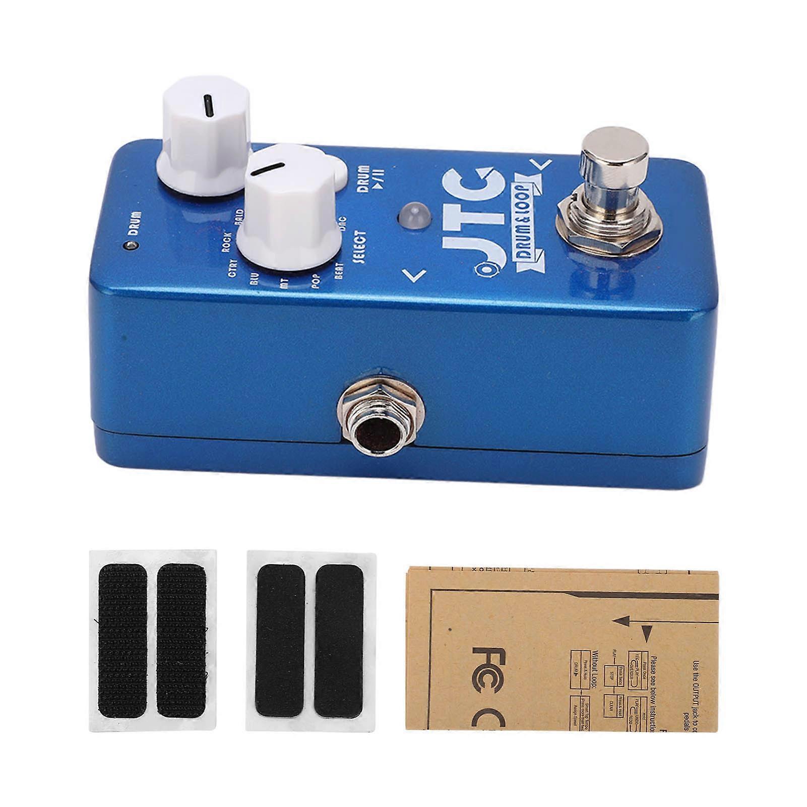 Mini Recording Effect Metal Adjustable Loop Drum Machine Effects Pedal Sound Accessories