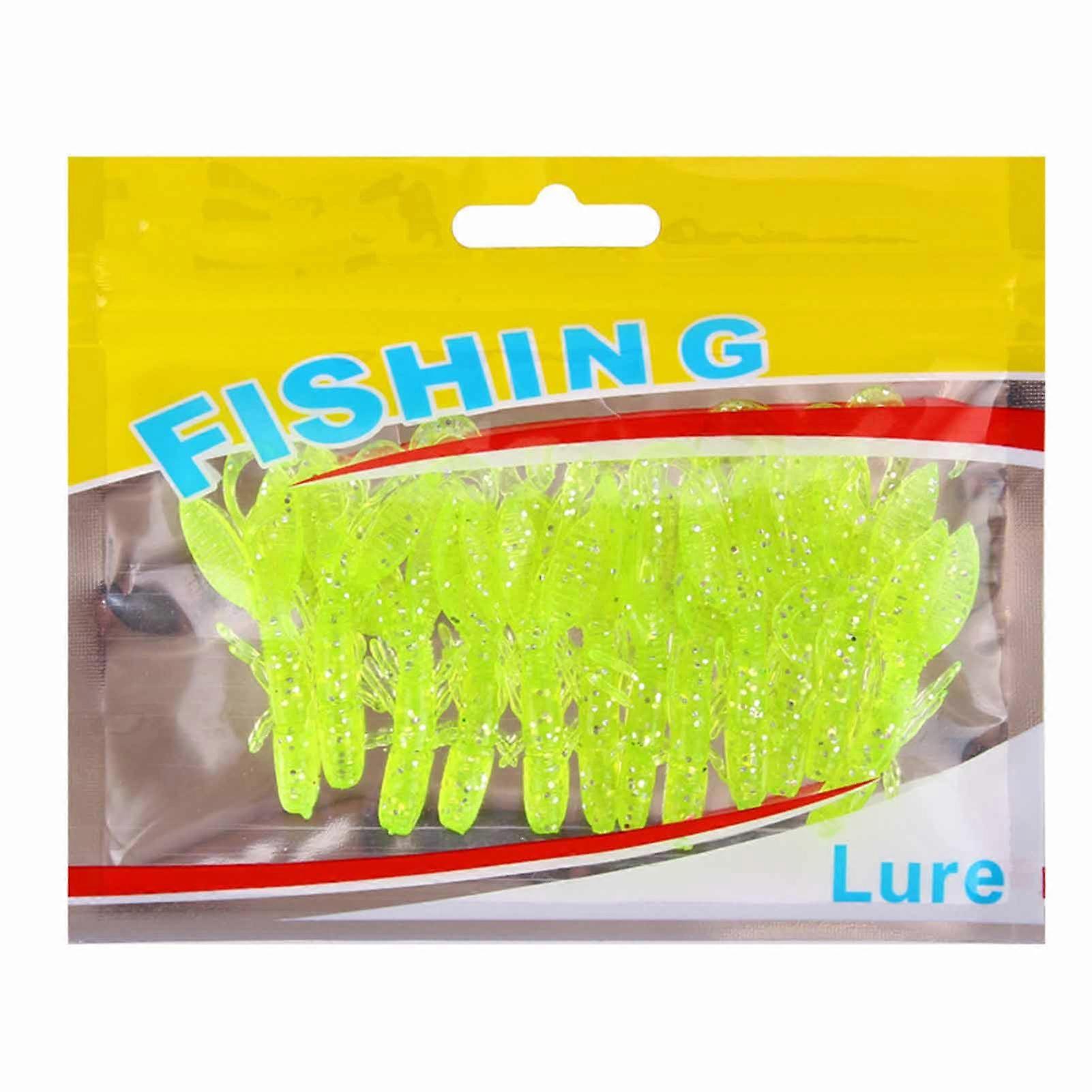 Simulering Räkfiske Lockar Verklighetstrogen Hud Ljus Färg Praktisk Swimbait Lure Lämplig för sötvatten Saltvatten