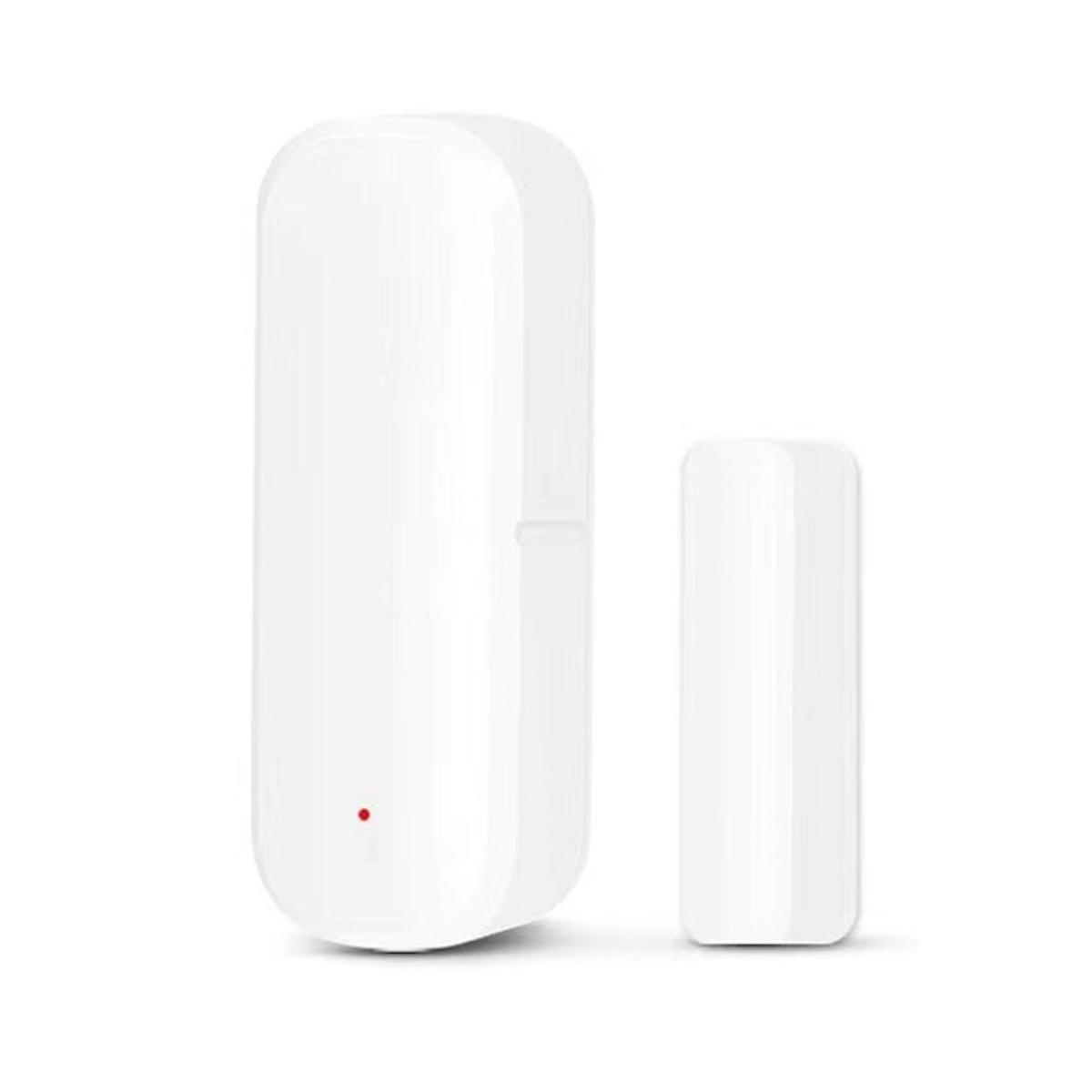 Tuya WiFi Smart Door Window Sensor Home Indoor Door Magnetic Detector Compatible with & Home White