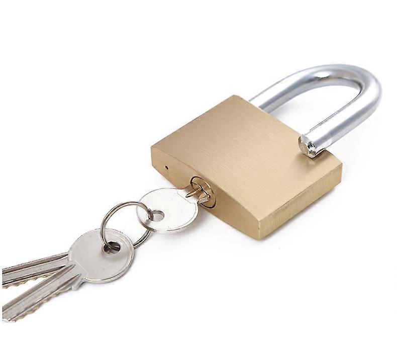 ABRAFOX Lock Solid Brass Keyed Different Padlock-40mm 2pack