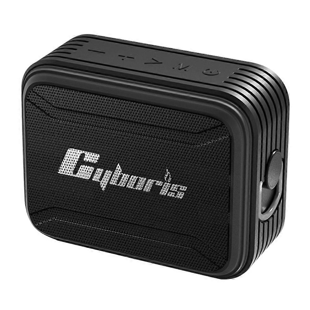 CYBORIS T2 Bluetooth-compatible Speaker Support TF Card U Disk AUX-In Single Loop Recording FM