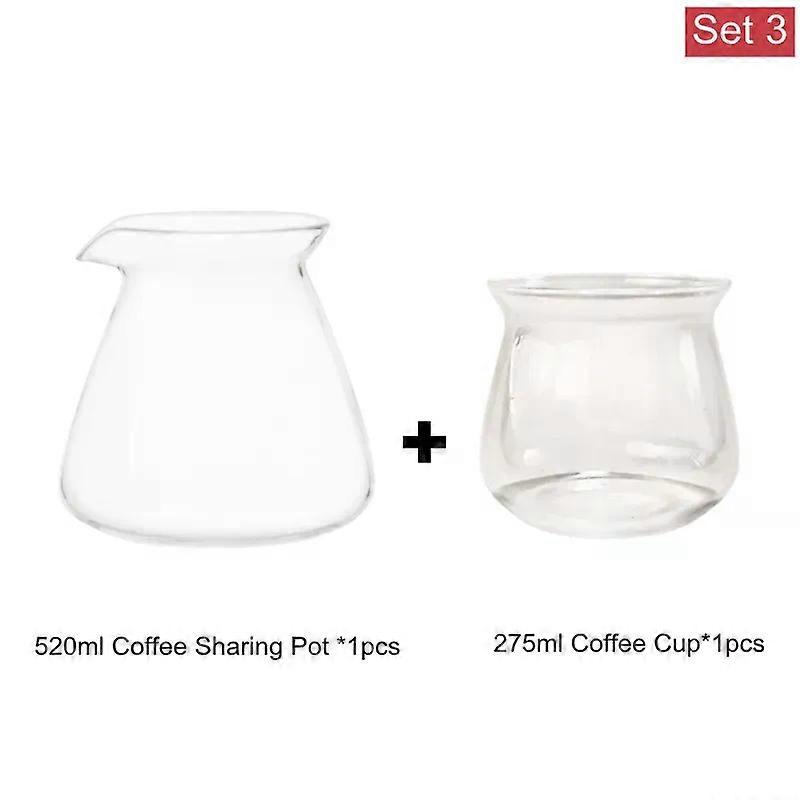 Glass Coffee Pot,Coffee Carafe Coffee Server compatible for  Pour Over Coffee Maker Drip Coffee Set