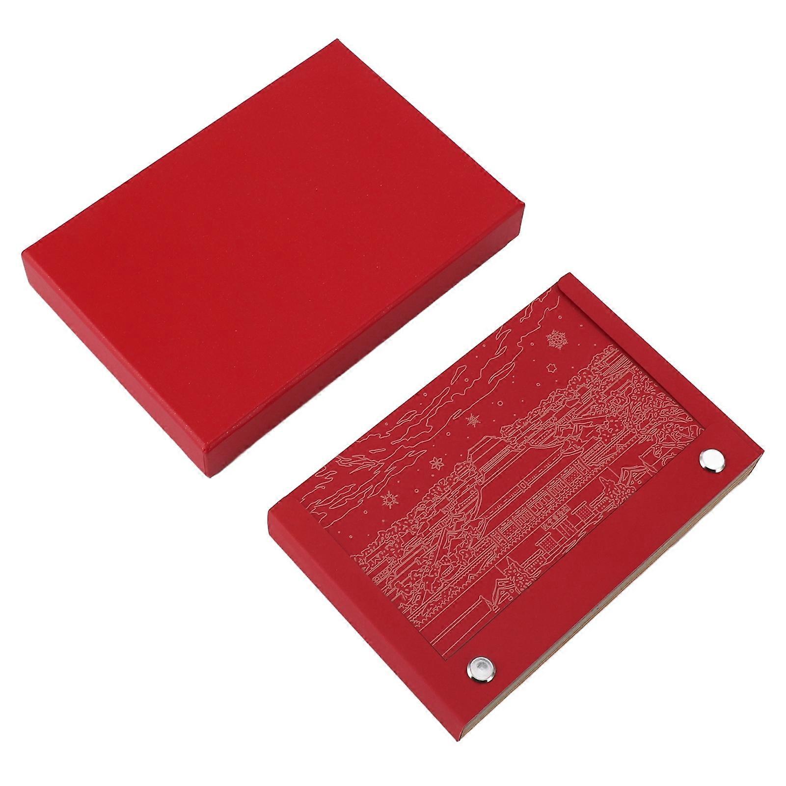 3D Vivid Lifelike Exquisite 3D Palace Memo Pad Calendar 3D Paper Card Craft for DIY Decoration