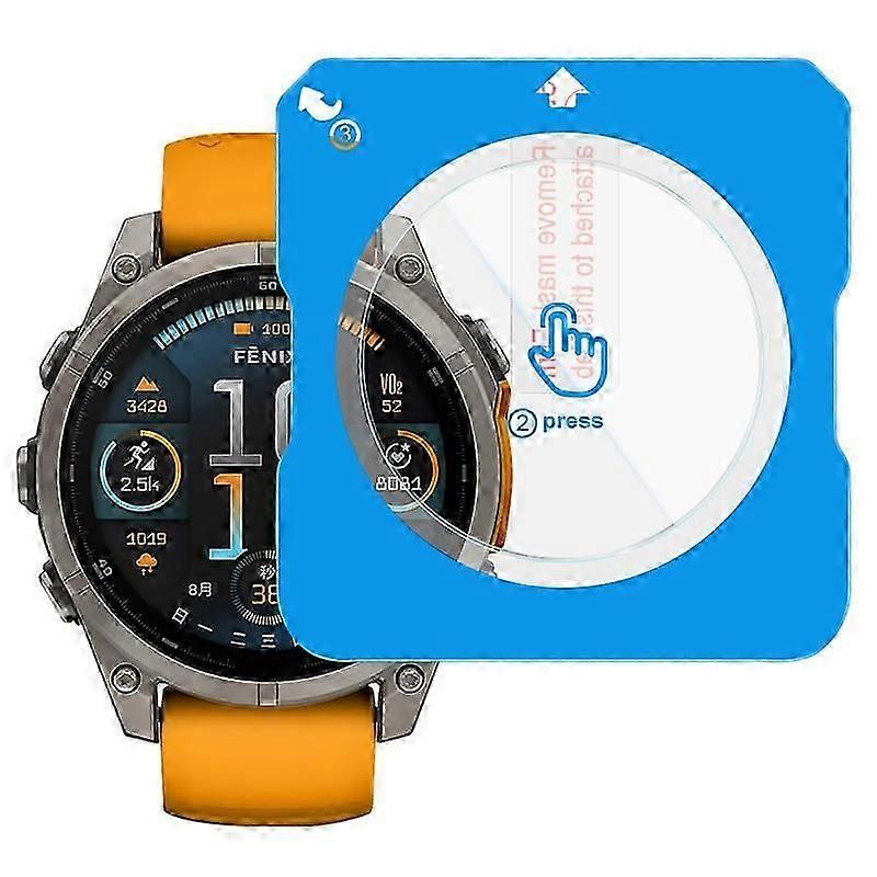 IMAK For Garmin Fenix 8 51mm Tempered Glass Screen Protector with Installation Tool