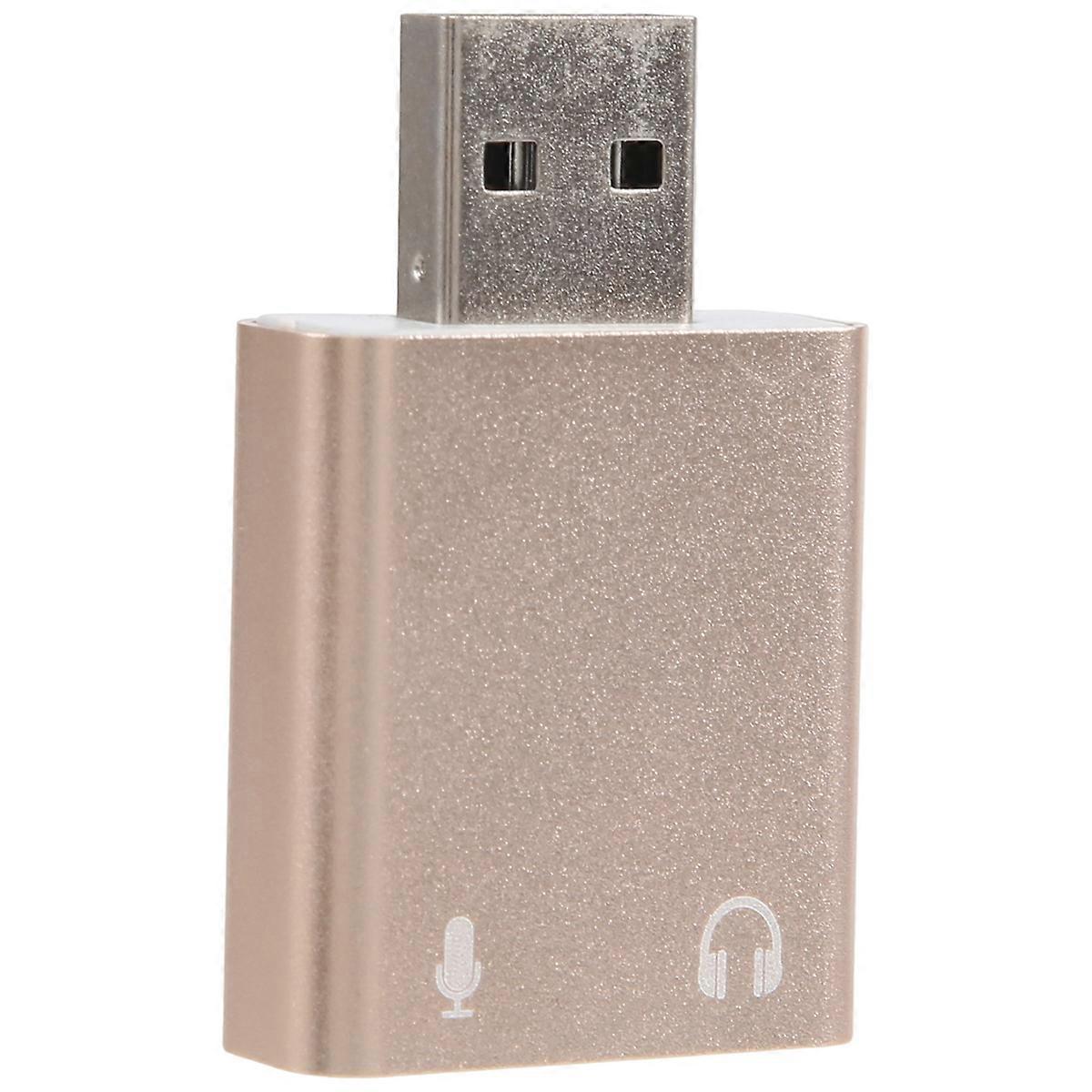 Usb Sound Card 7.1 External Usb To Jack 3.5Mm Headphone Adapter Stereo Audio Mic Sound Card For Pc