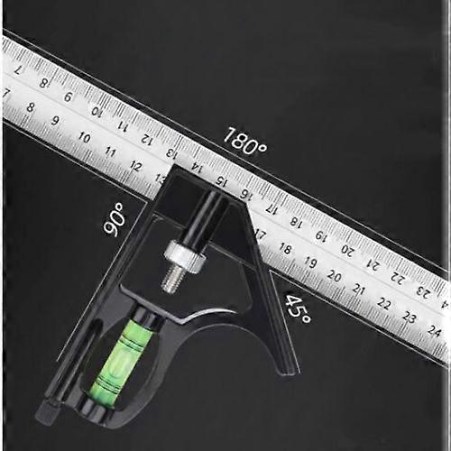 Combination Square 300mm Stainless Steel Combination Angle Ruler Combination Square Measuring Tools