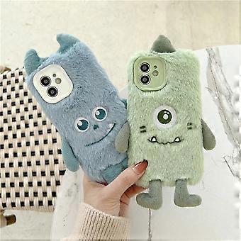 Furry Phone Case Compatible with iPhone Plus Plus, Cute