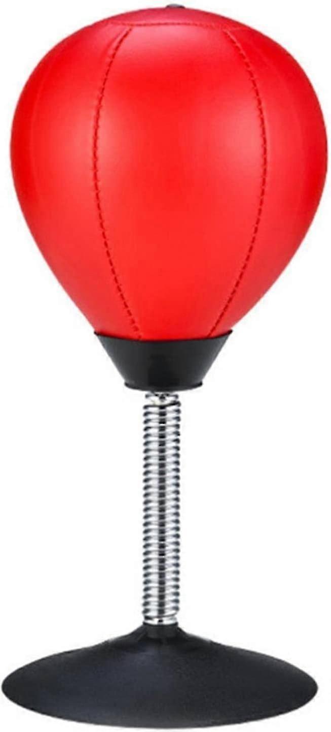 Desktop Punching Bag with Suctions on Table and Counters Inflatable Punching Bag Boxing Punch Ball