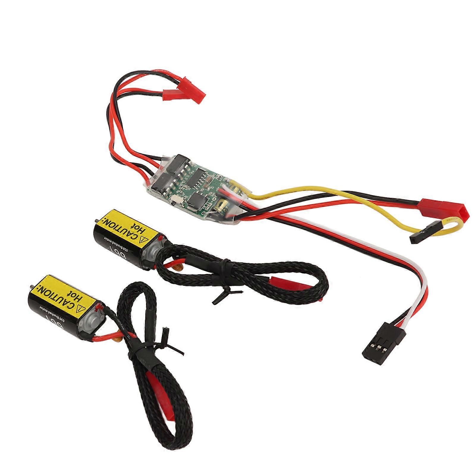 Electric Speed Controllers Dual Way Bidirectional 10A ESC Speed Control for RC Model Ship Tank 
