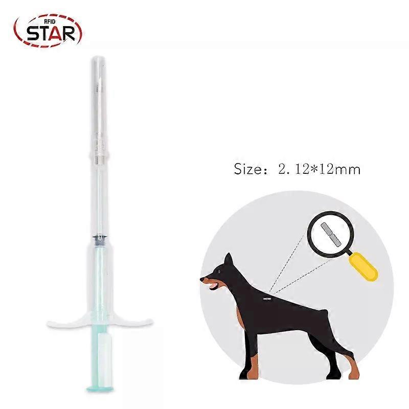 Shibingsheng 20 pz 2.12 * 12mm NFC الأليفة رقاقة Siringa Tag216 Animale Cane RFID iniettore 13.56 ميجا هرتز Rfid رقاقة Siringhe Per l'identificazione