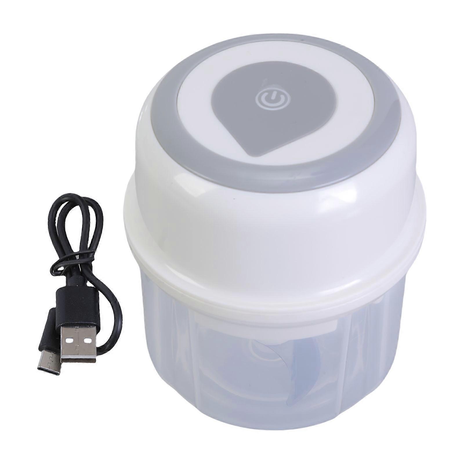 Mini Electric Garlic Chopper USB Rechargeable Vegetable Crusher Efficient 250ML Wireless Food Processor for Nut Onions