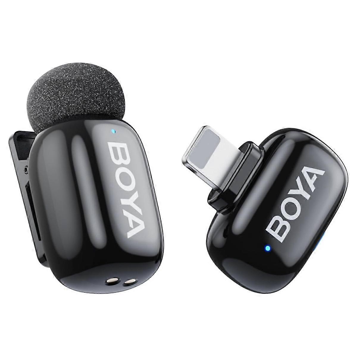 BOYA Mini-06 Drahtloses Lavaliermikrofon AI Noise Reduction Voice Changer Mikrofon mit Lightning-Empfänger