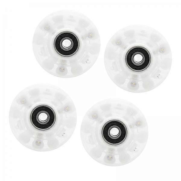 2x 4 Tekerlekli Paten Tekerlekleri 58mm X 32mm, Işıltılı Dörtlü Tekerlekli Kaykay Tekerlekleri