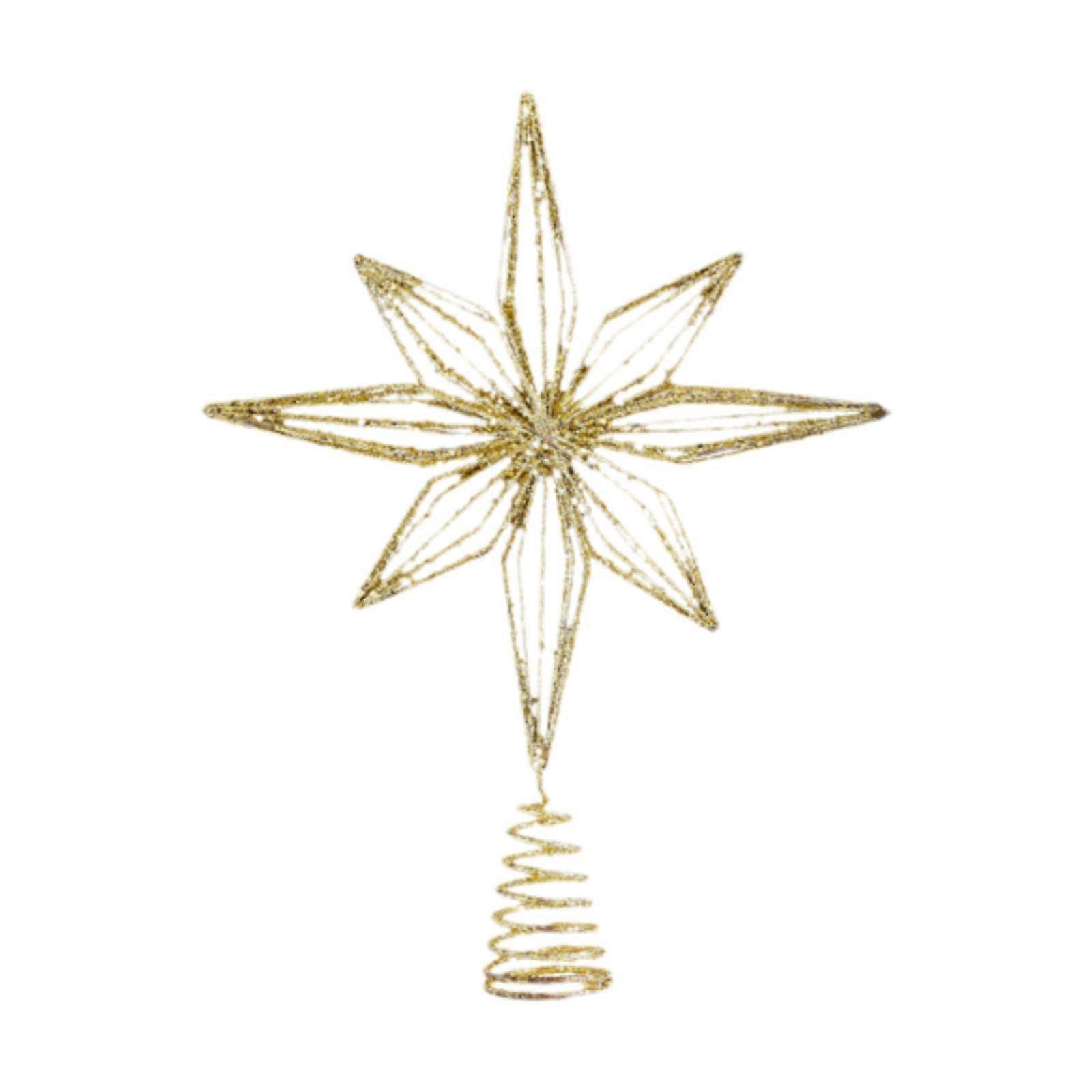 Christmas Tree Topper Star with Light Window Display Ideal Gifts Party Favors