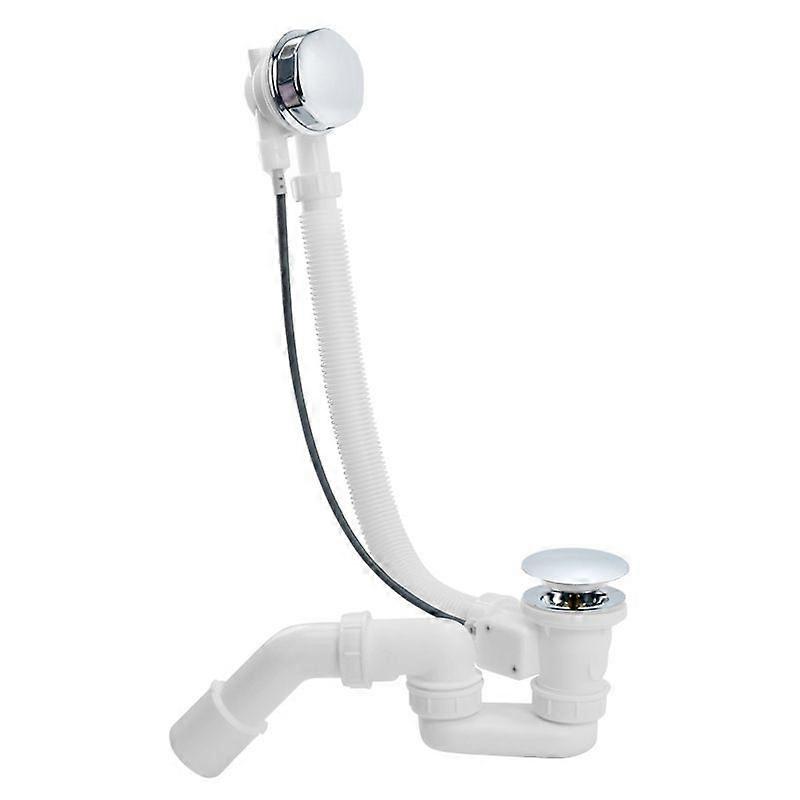 30719481 Complete bathtub waste set L700, White