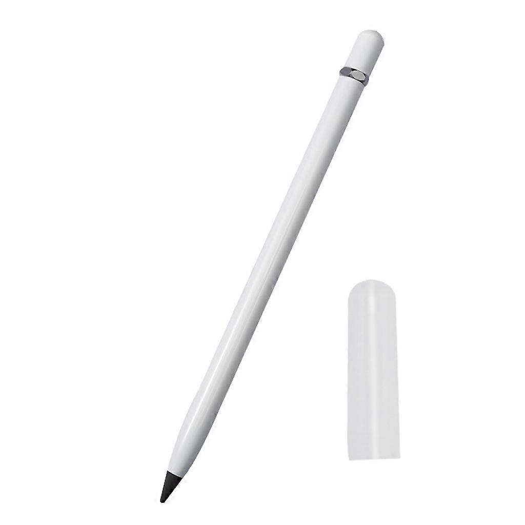 Replacable Metal Inkless Pens Assorted Colors Hidden Eraser Screw Pen Nib Anti-break Portable Erasable Metal Sketch Pen