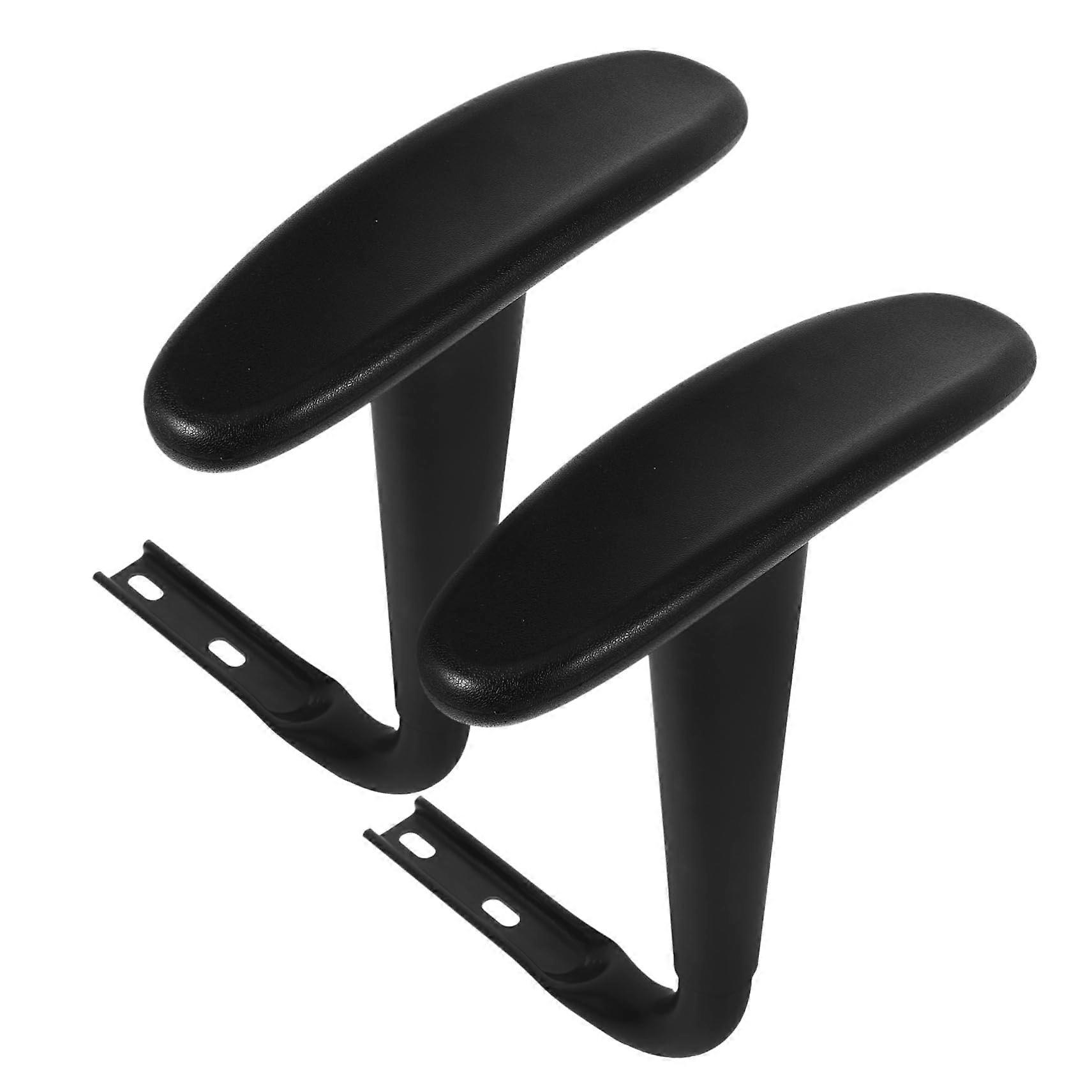Chair Armrest Pads 2 Pack for Gaming and Computer Chairs, Comfortable and Sturdy Foam Cushion Covers, Black Color