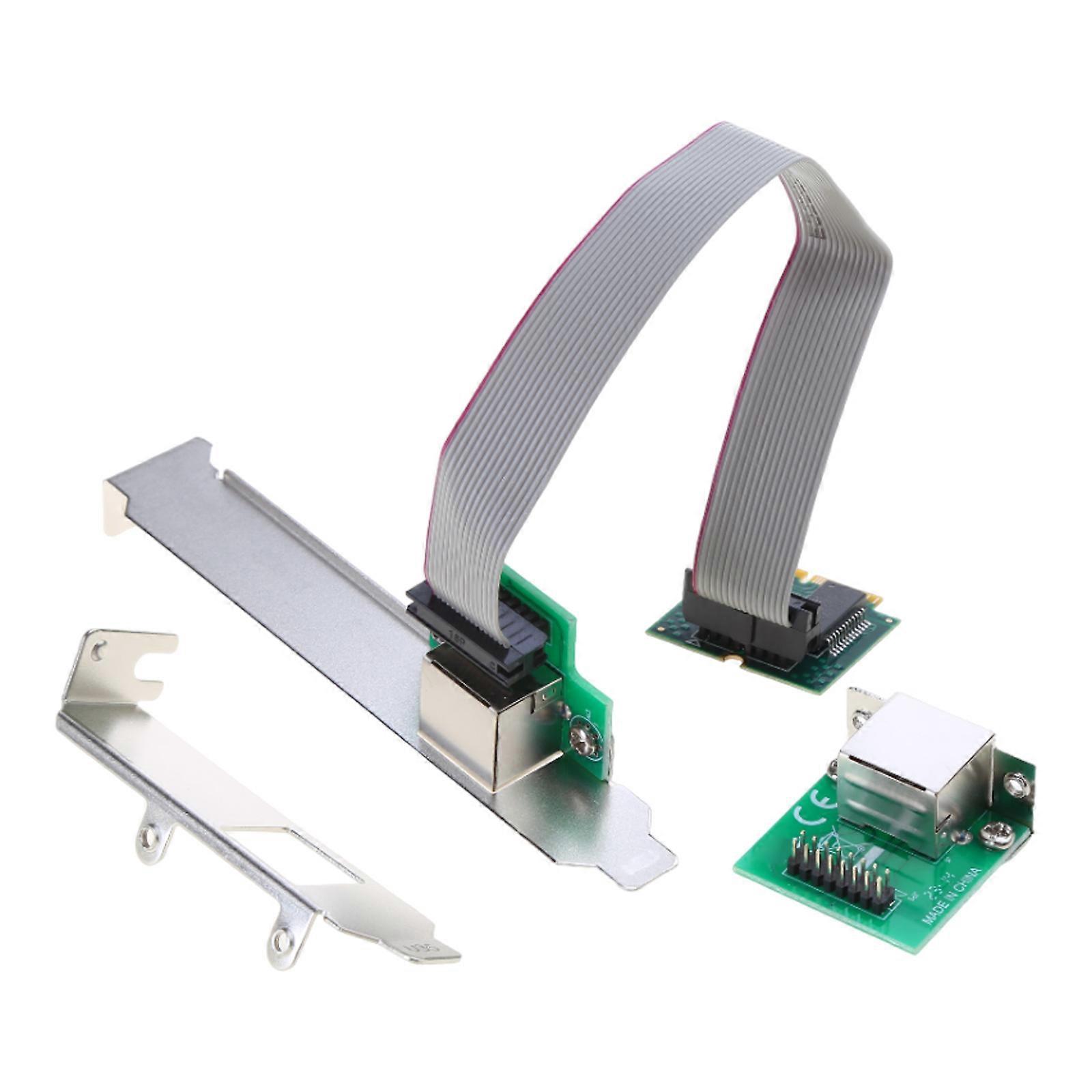 I210AT Rj45 κάρτα προσαρμοστών γρήγορη PCIE 1000Mbps M.2 A+E στην ενιαία κάρτα δικτύωσης λιμένων 1000M