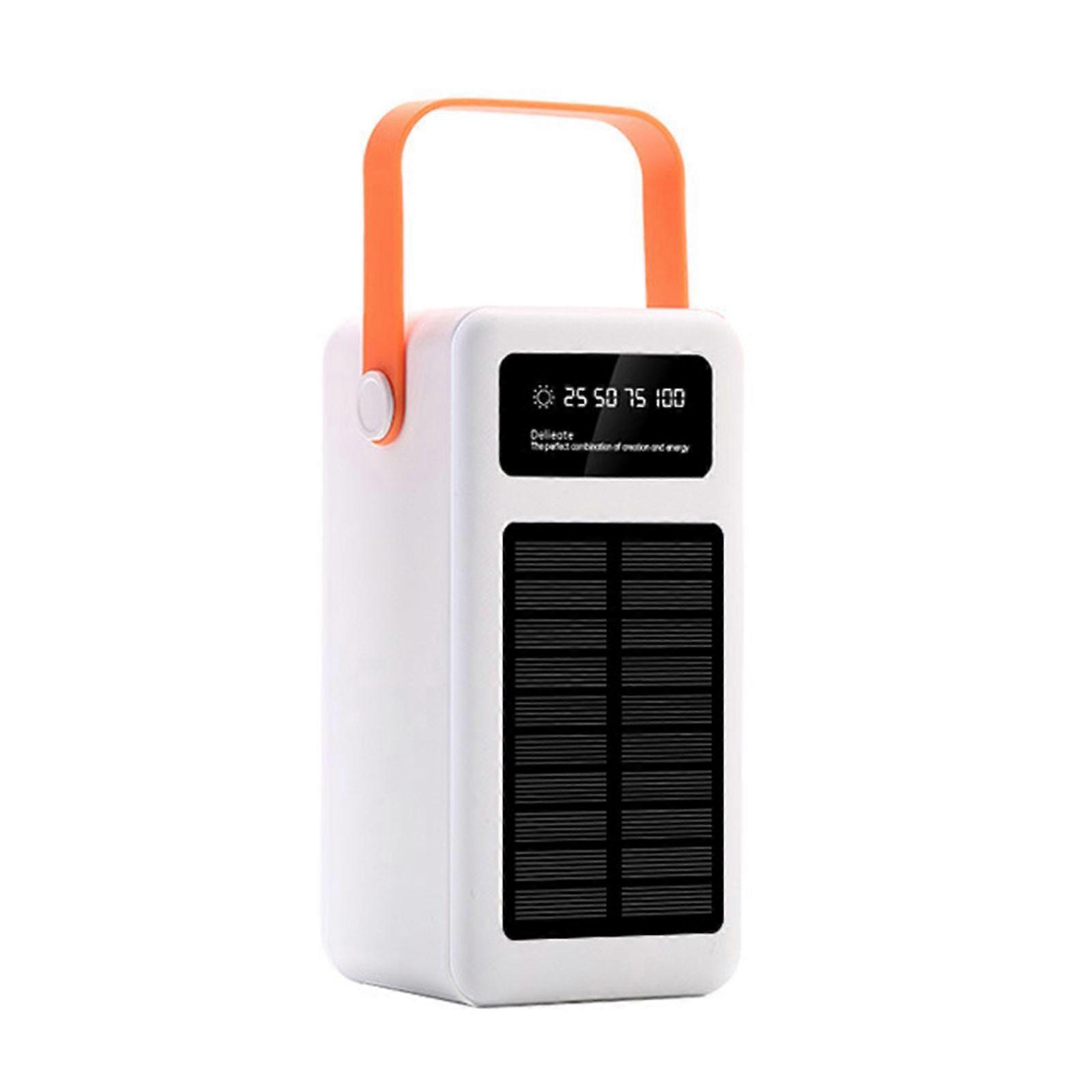 Battery Storage Box Skin for 35 18650 Batteries Fast Charging Mobile Power Housing Case with LCD Display No Batteries White
