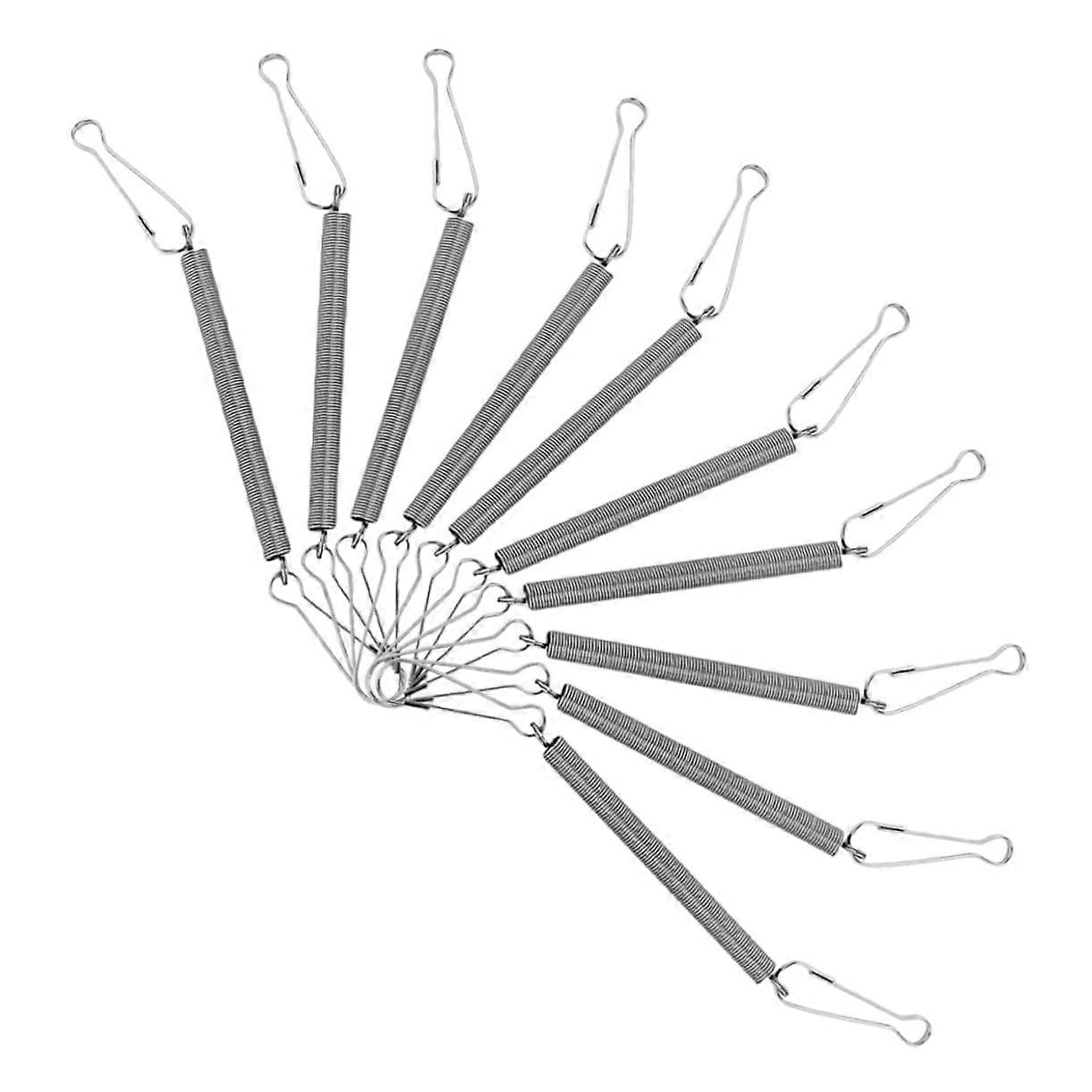 Stainless Steel Spring Clasps For Pet Cages, Durable Hamster Water Bottle Latches, Universal Fit