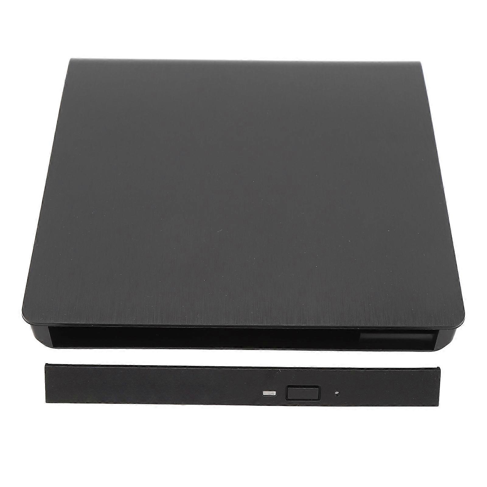 External CD Drive Box 5Gbps USB3.0 Type C ODD HDD DVD RW External Hard Drive Enclosure for Win XP 2003 for Linux 9.5mm/0.37in 